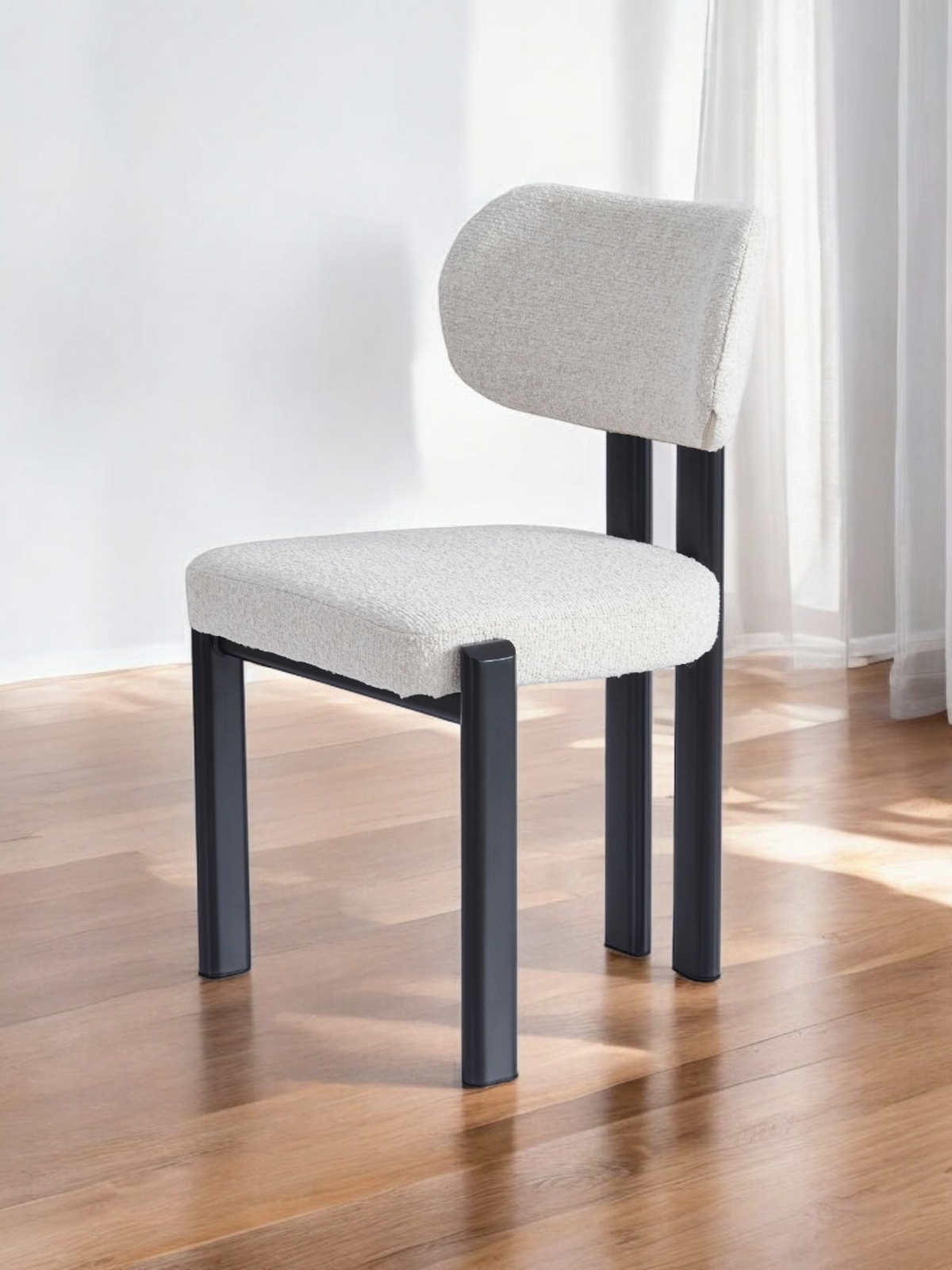CHAISE HERA TISSU BEIGE CLAIR