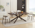 Table à manger Xavier 180X90 effet noyer