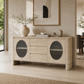 BUFFET / MEUBLE TV ODÉO – EFFET TRAVERTIN