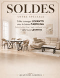 PACK-LEVANTO – Table repas 180 cm + 4 chaises Carolina + table basse Levanto