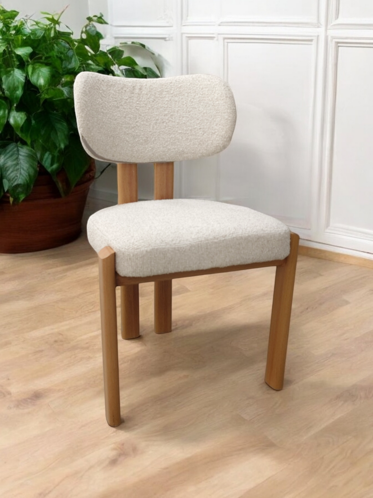 CHAISE HERA TISSU TAUPE