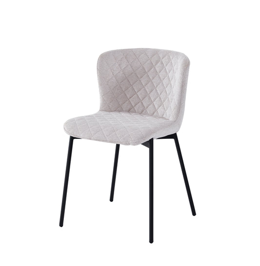 CHAISE JENA CHENILLE PIED NOIR