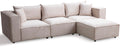 CANAPE MODULABLE 3+1 BEIGE