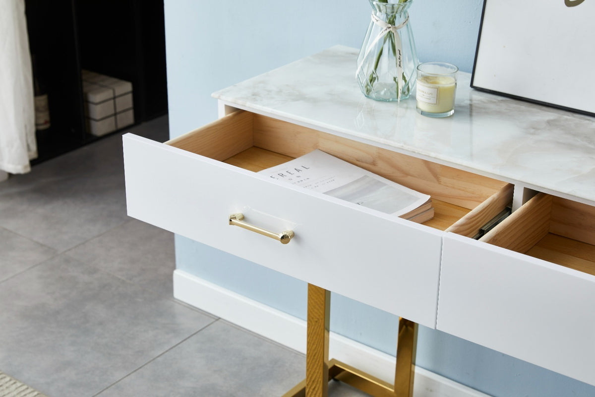 CONSOLE/COIFFEUSE LILA PIED DORE