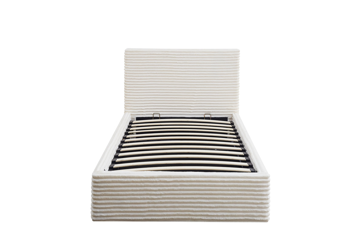 LIT COFFRE MAIA ECRU 90X190