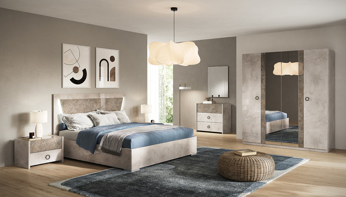 ✨ CHAMBRE À COUCHER BARBARA – FABRICATION ITALIENNE 🇮🇹
