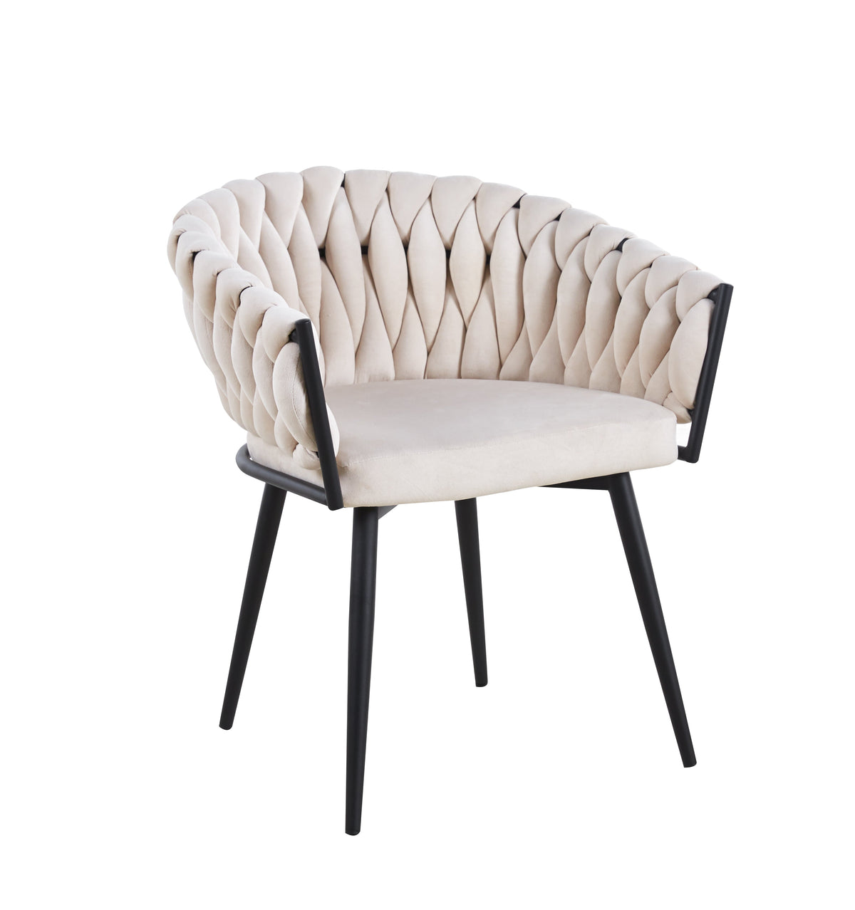 LOT DE 2 CHAISES TRESSEES #couleur_beige
