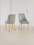 CHAISE BAROKA DORE GRIS