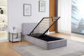 LIT COFFRE MAIA 90X190 GRIS