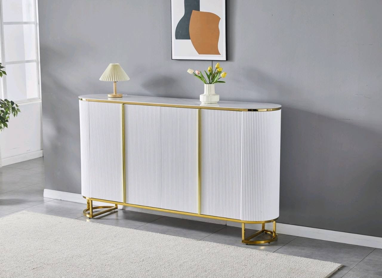 BUFFET ESMEE DORE MARBLE BEIGE