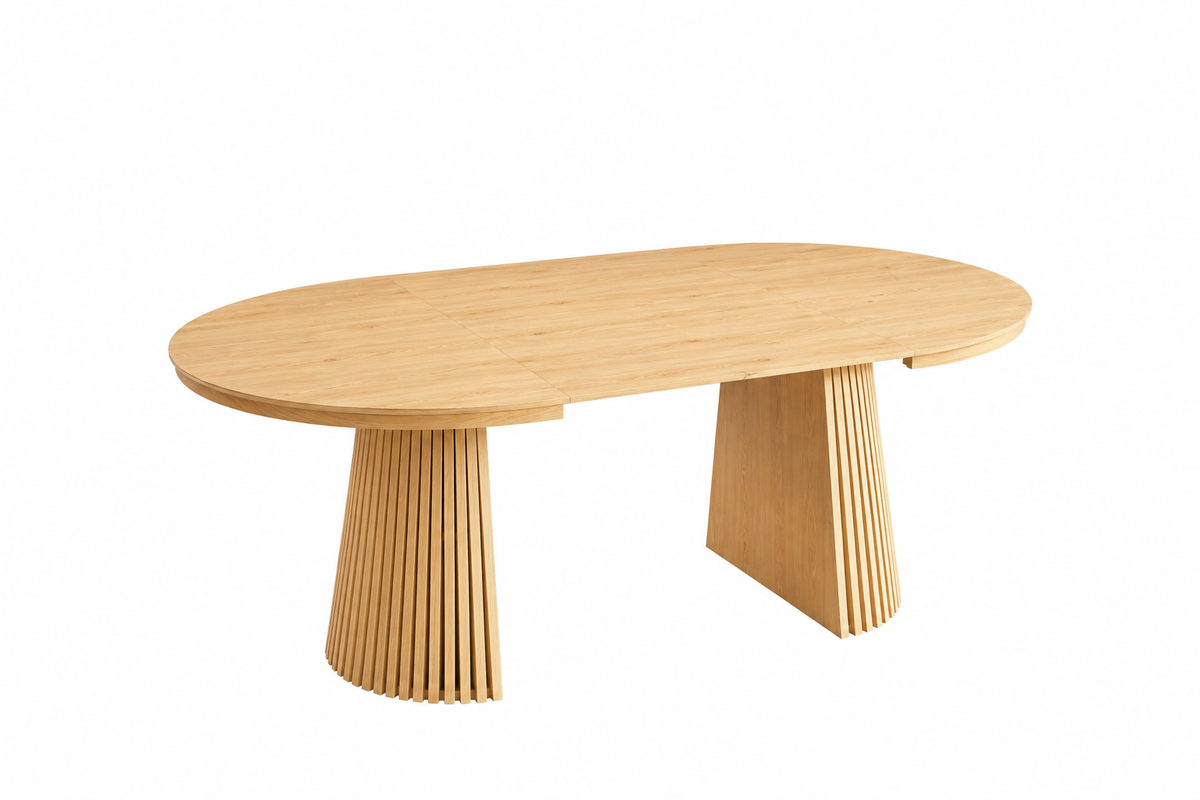Table de repas extensible AMBRE – Effet chêne