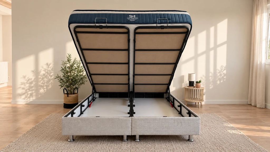 Lit Coffre BALI 160 × 200 cm – Élégance, Rangement