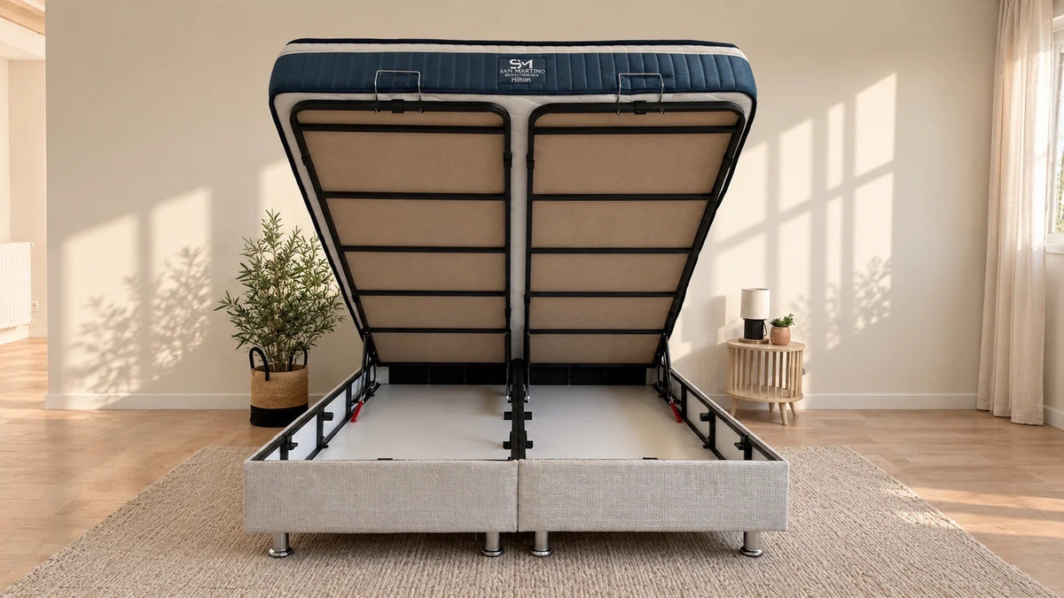 Lit Coffre BALI 160 × 200 cm – Élégance, Rangement