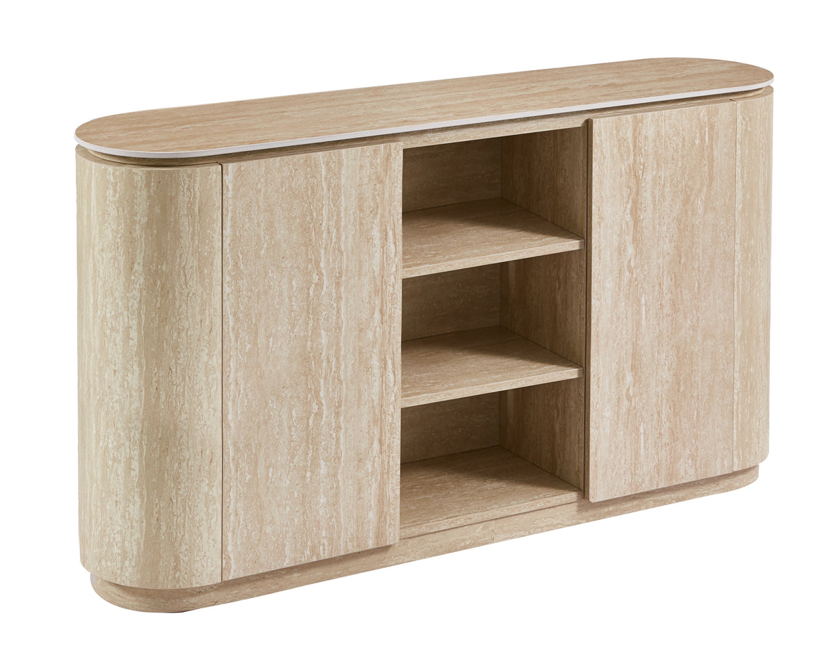 Buffet LEILA – Effet travertin mat