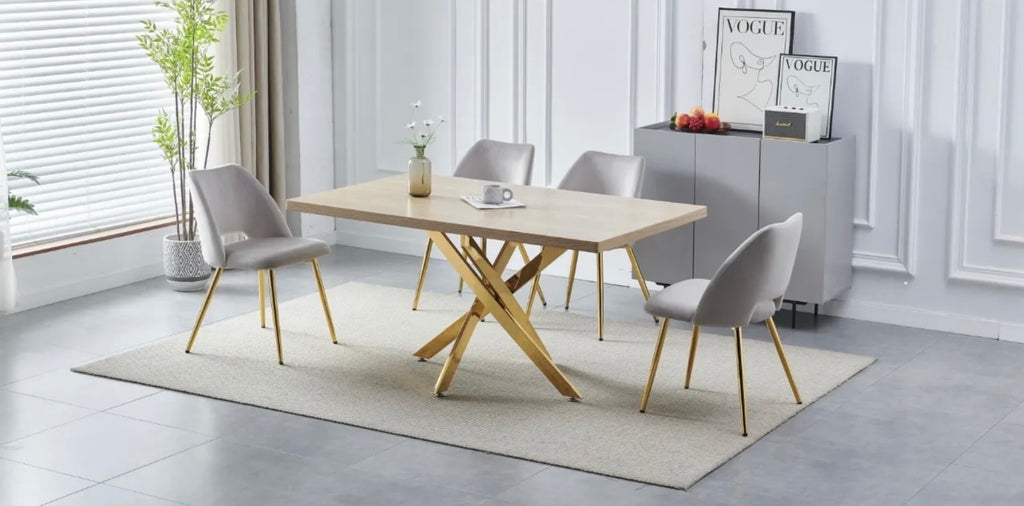 TABLE REPAS OLIVIA BOIS 180X90