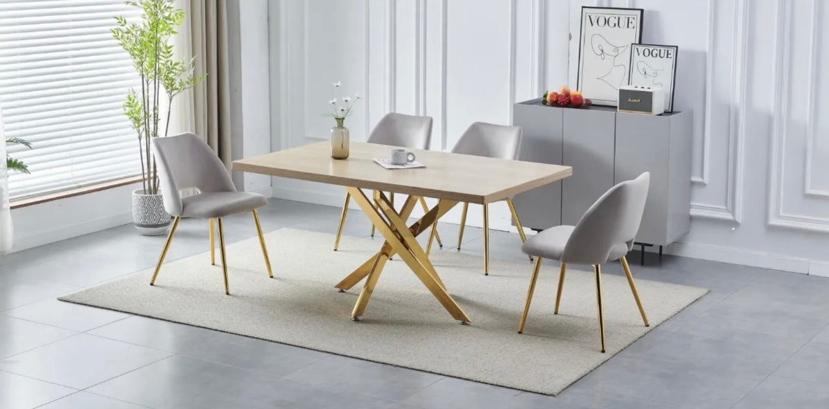 TABLE REPAS OLIVIA BOIS 180X90