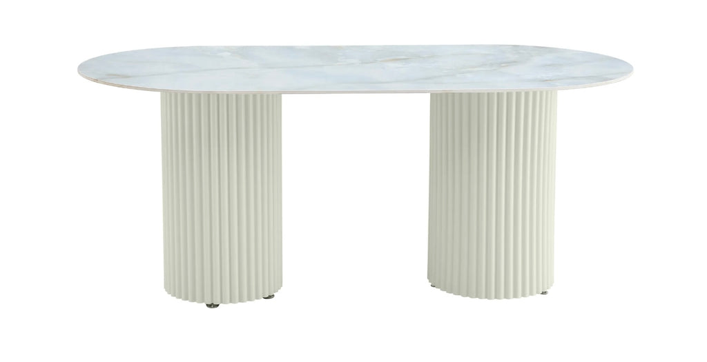 TABLE DE REPAS KEYSHA BEIGE 180X90