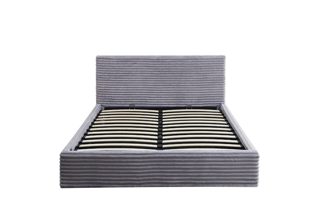 LIT COFFRE MAIA COTELE GRIS 140X190