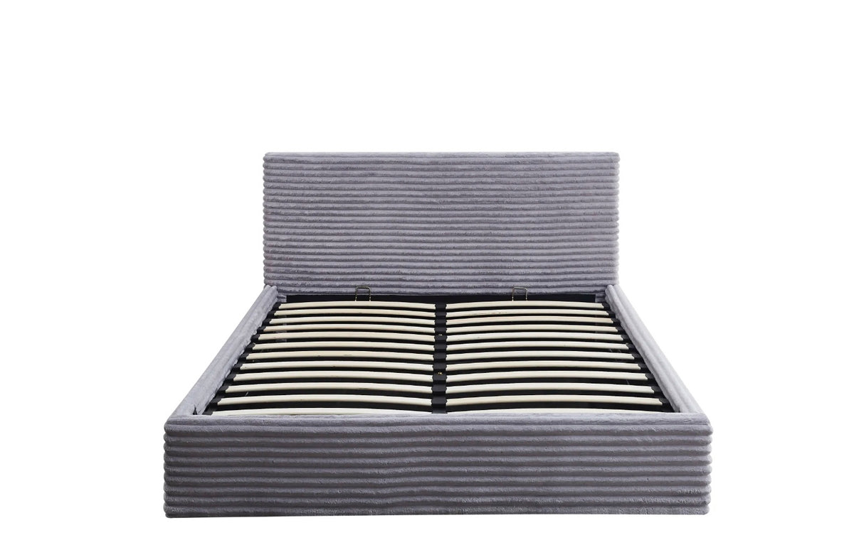 LIT COFFRE MAIA COTELE GRIS 140X190