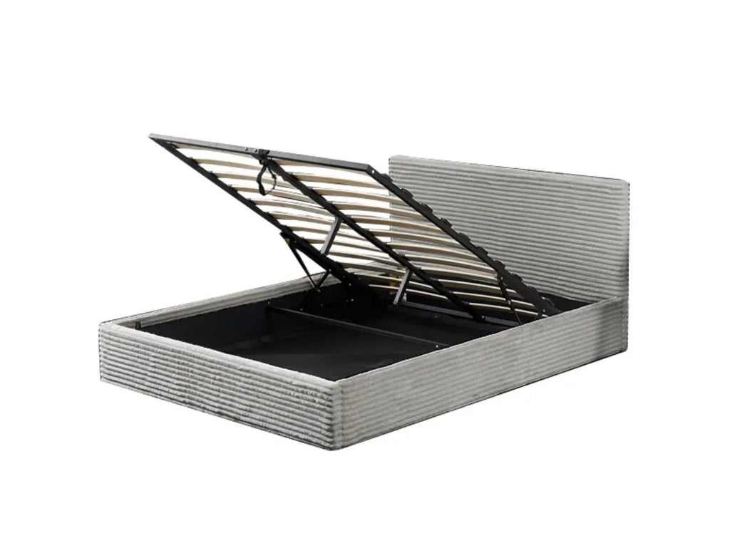 LIT COFFRE MAIA COTELE GRIS 140X190