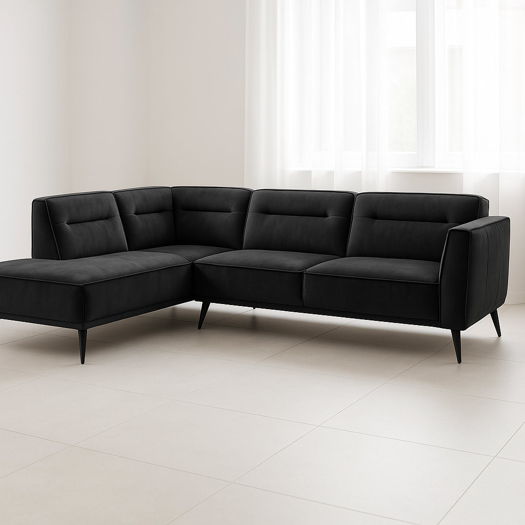 CANAPE D'ANGLE SIENA 283X198 GRIS