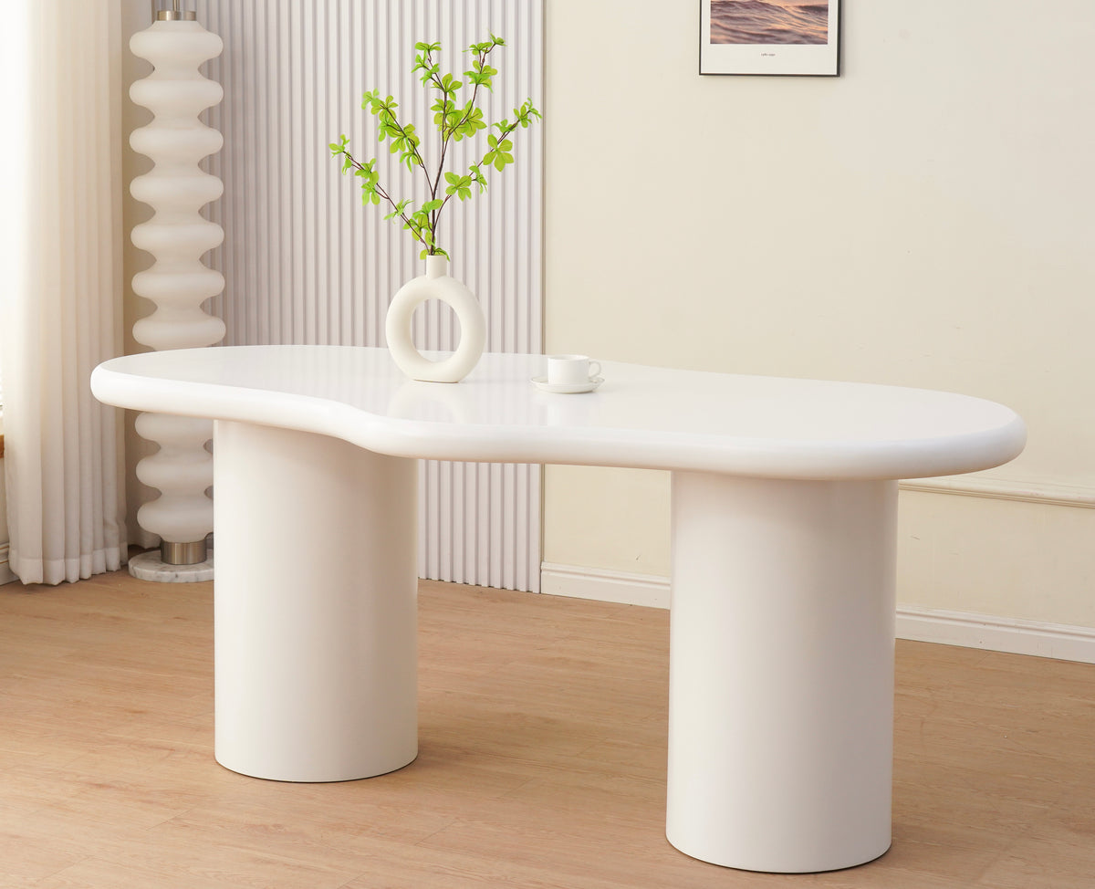 TABLE REPAS CURVE 180X90
