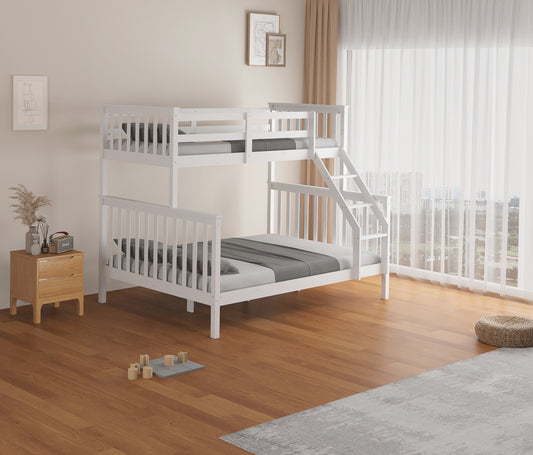 LIT SUPERPOSÉ BATNA EN BOIS BLANC 2+1