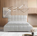 LIT COFFRE PRMIUM BEIGE 160X200