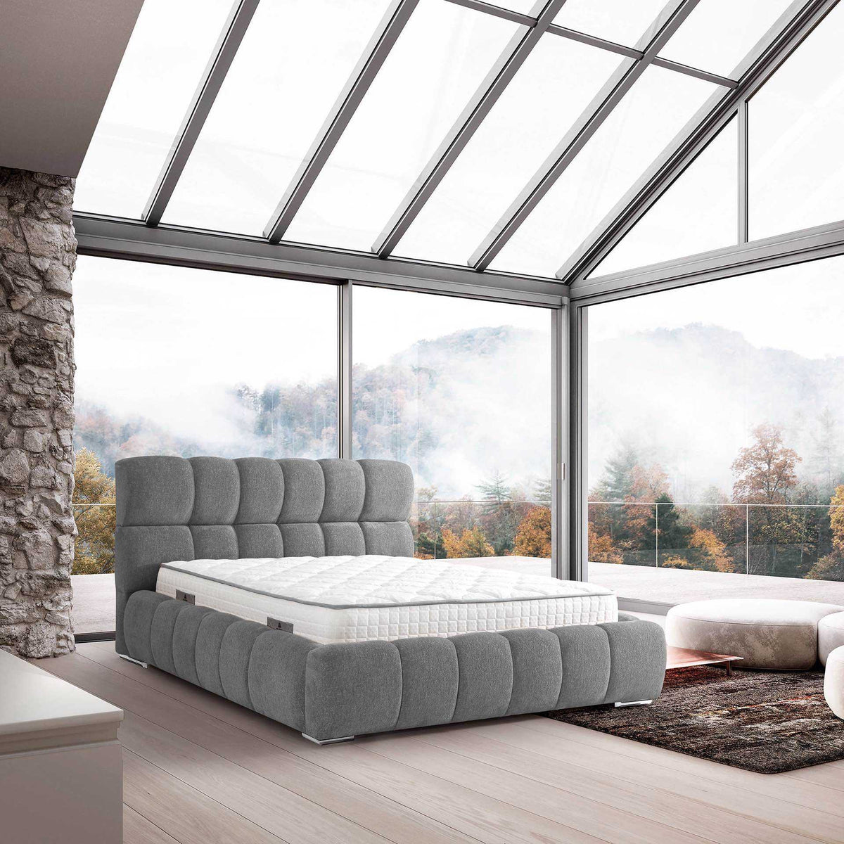 LIT PREMIUM GRIS 160X200