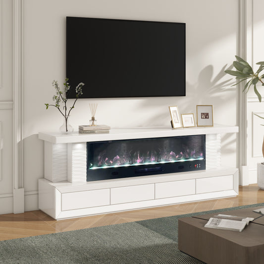 MEUBLE TELE FLAMORA CHEMINEE