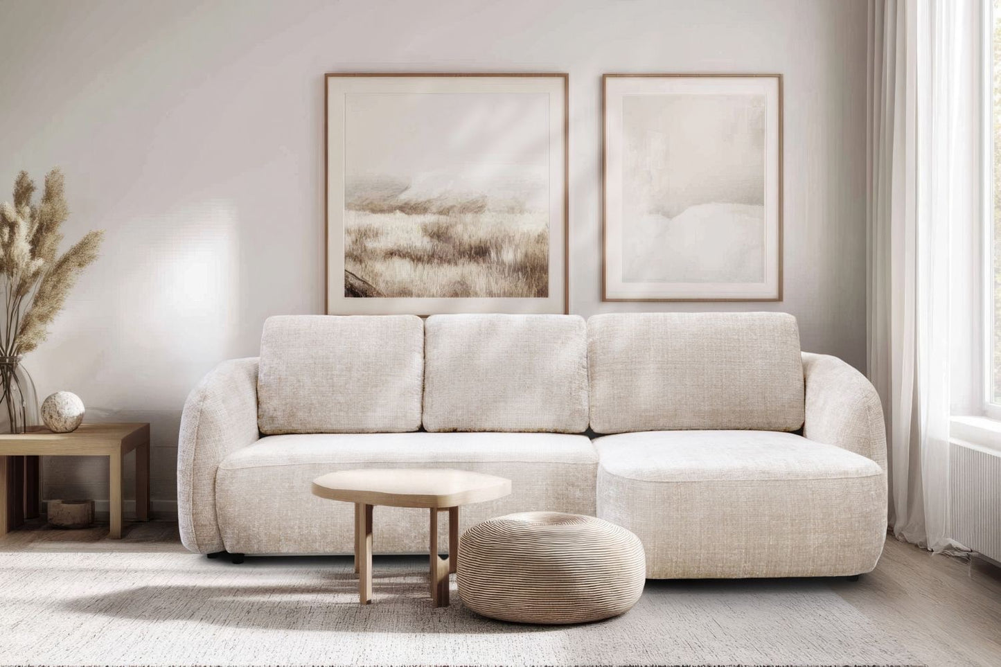 CANAPE D'ANGLE PORTO TISSU MARBELLA