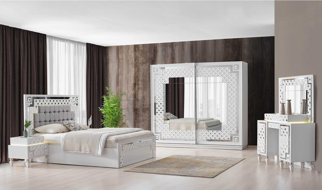 Chambre à coucher Cristal Silver