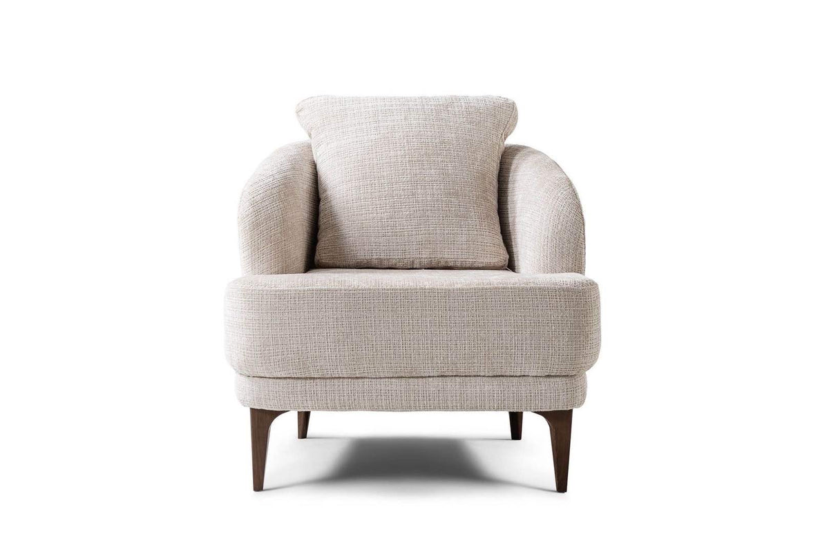 SALON ODESSA BEIGE NOYER 3,2,1