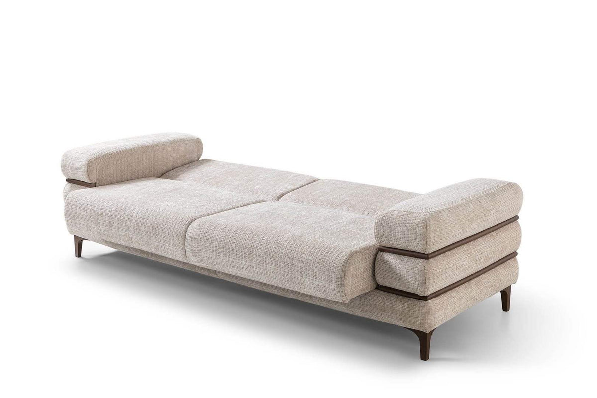 SALON ODESSA BEIGE NOYER 3,2,1
