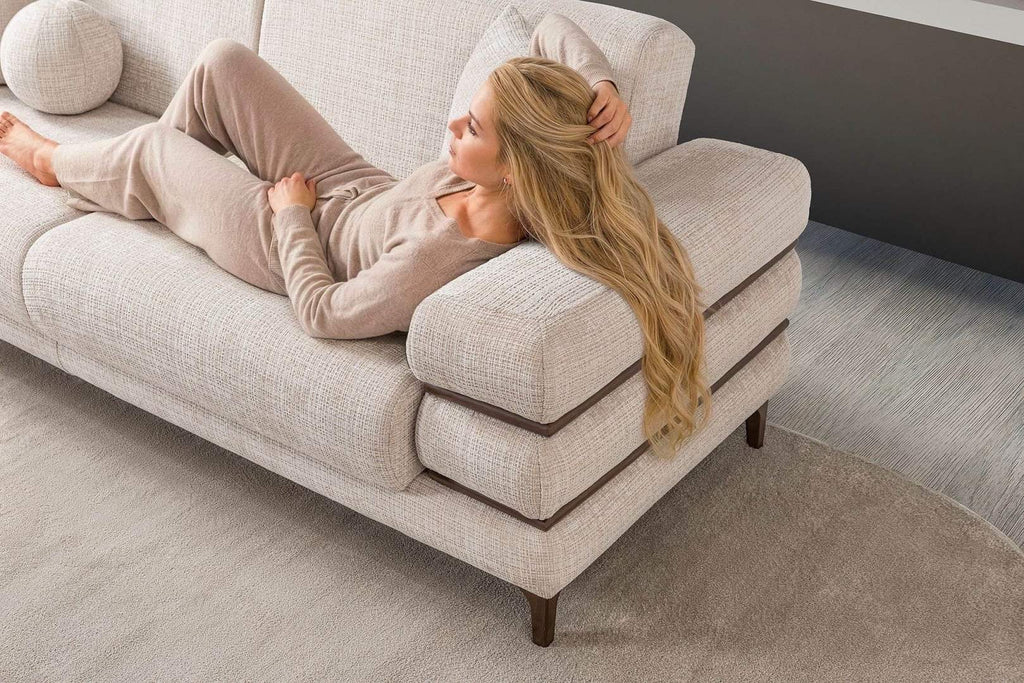SALON ODESSA BEIGE NOYER 3,2,1