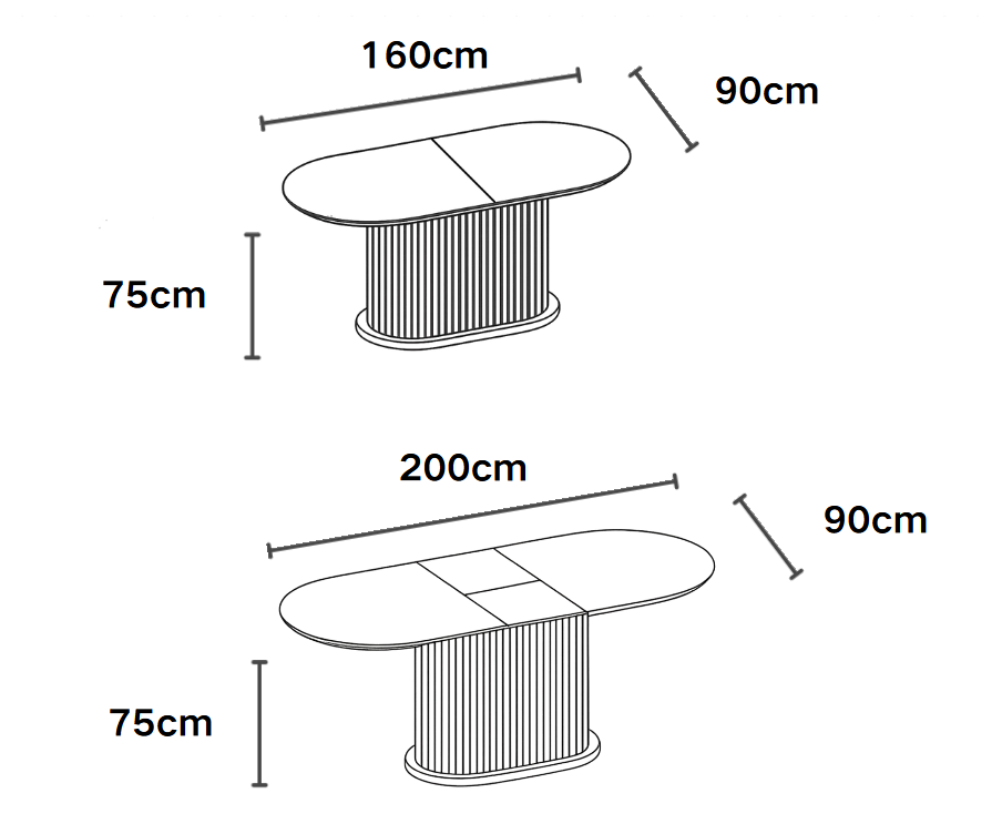 TABLE REPAS LOKA EXTENSIBLE