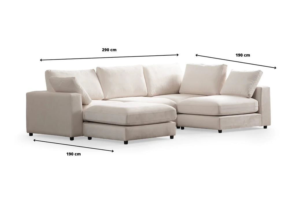 Canapé Julia  4+1  375X275 MODULABLE
