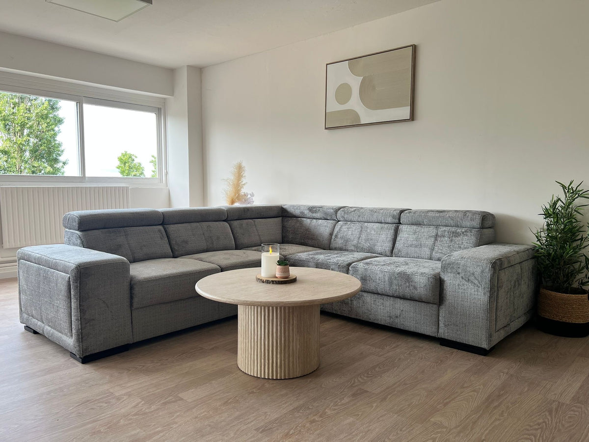 Canapé d’Angle Réversible Karola Marbella GRIS  260X260