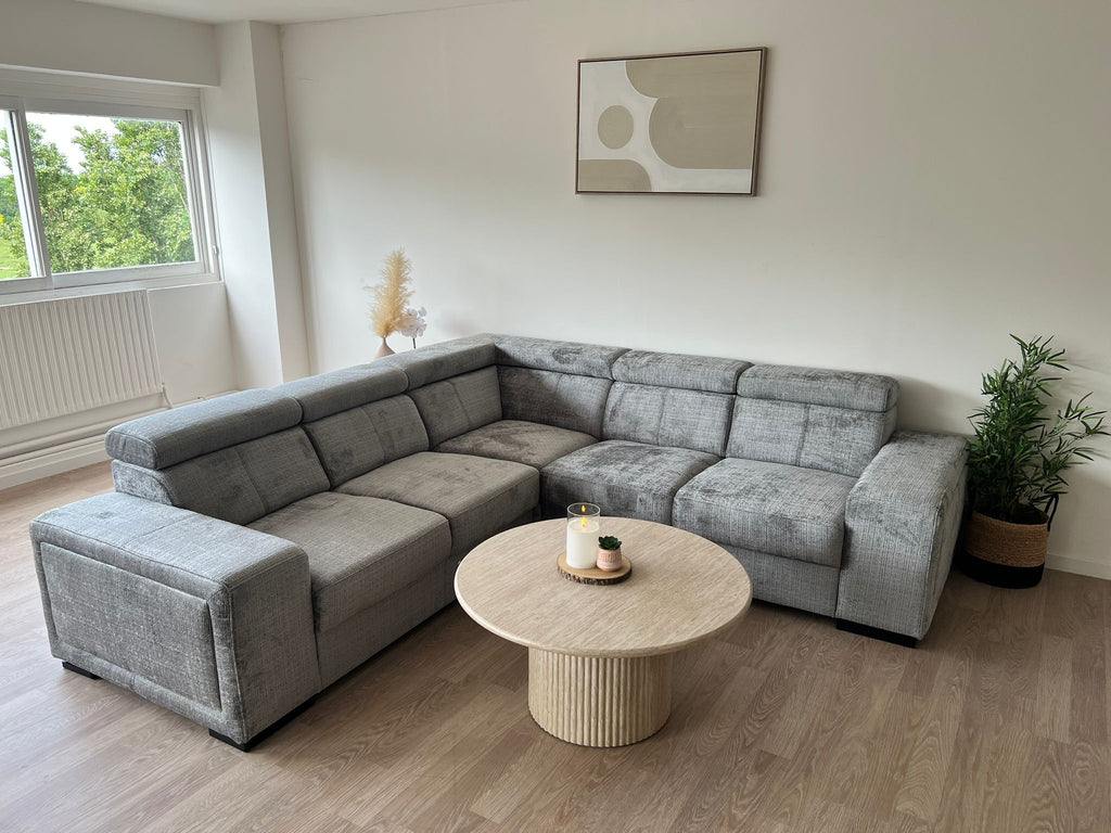 Canapé d’Angle Réversible Karola Marbella GRIS  260X260