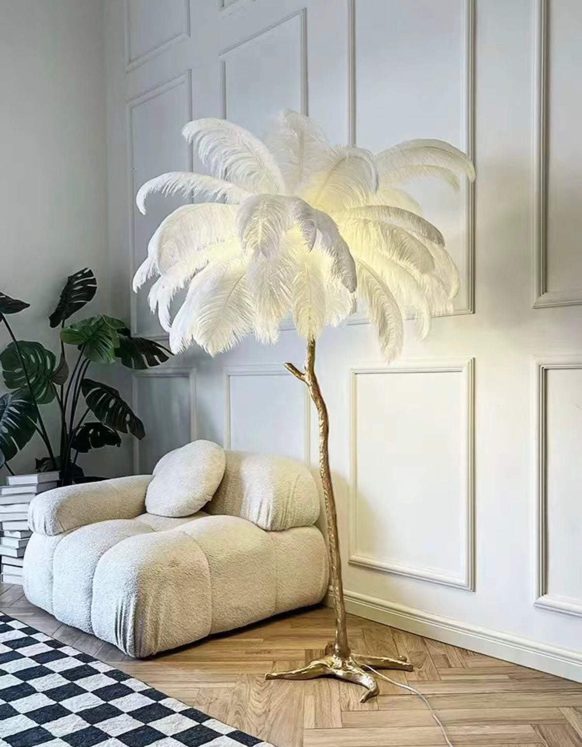 LAMPADAIRE VELONA PLUME