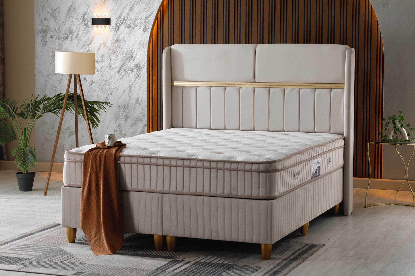 LIT COFFRE ESTELLE BEIGE