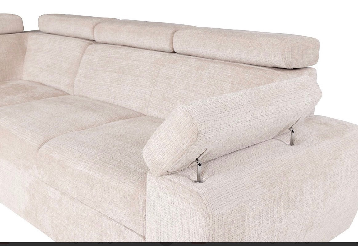 Canapé d’angle convertible BOSTON BEIGE