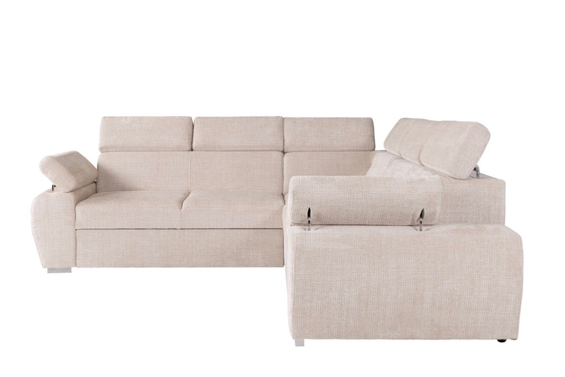 Canapé d’angle convertible BOSTON BEIGE