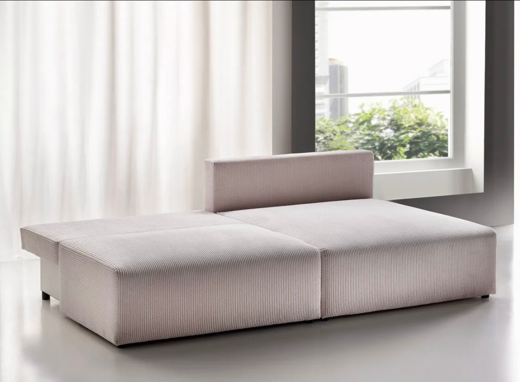 SALON D'ANGLE GINGER REVERSIBLE COFFRE DE RANGEMENT
