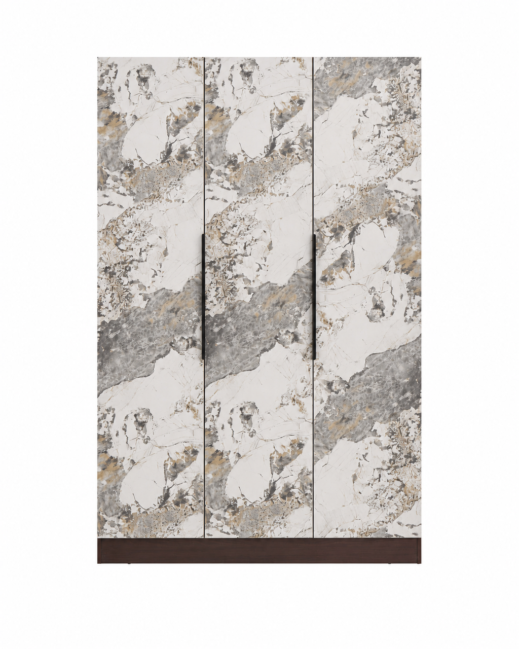 ARMOIRE 3 PORTES RAYAN EFFET NOYER