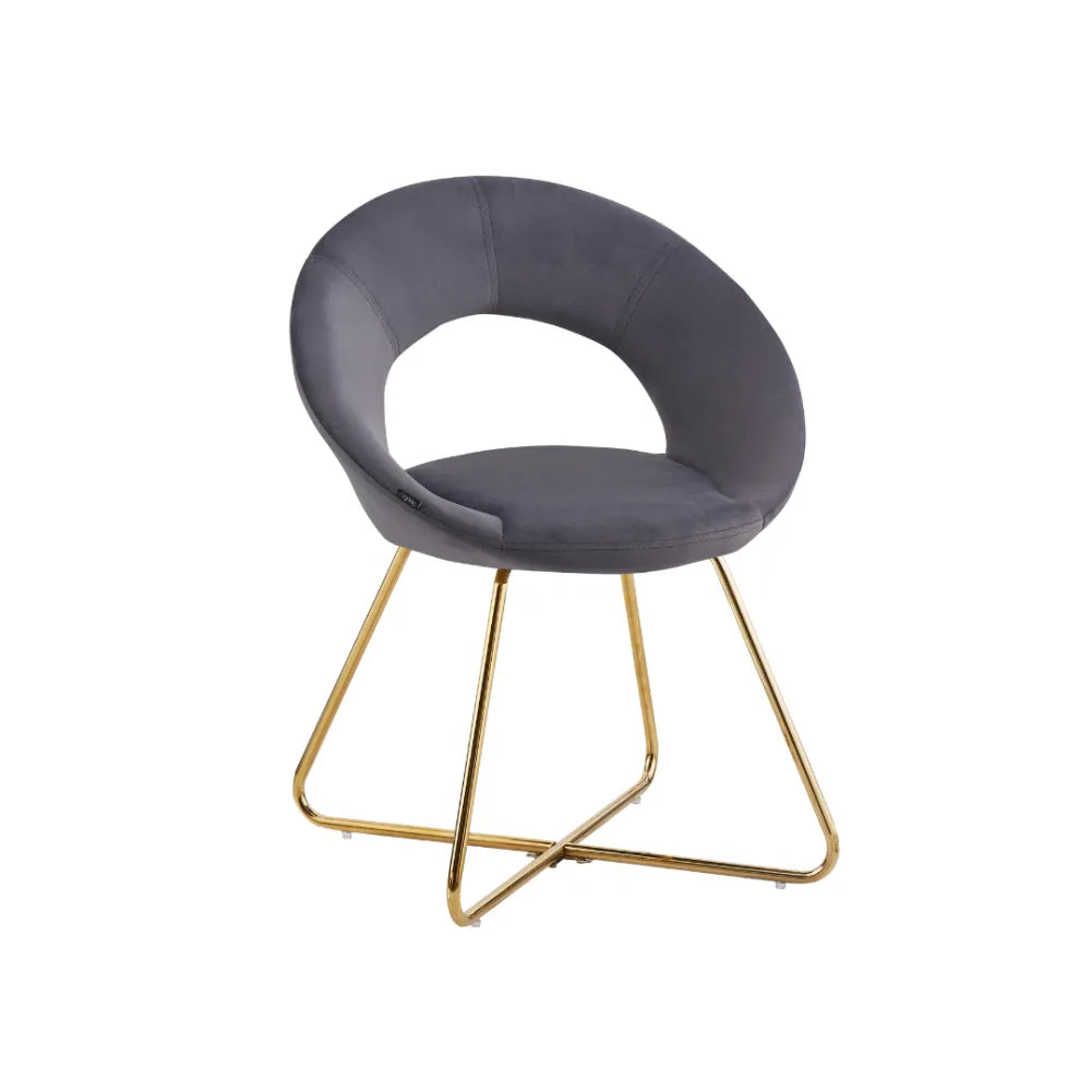 Chaise BUBBLE GOLD BLEU, BEIGE, GRIS, ECRU et MOKA