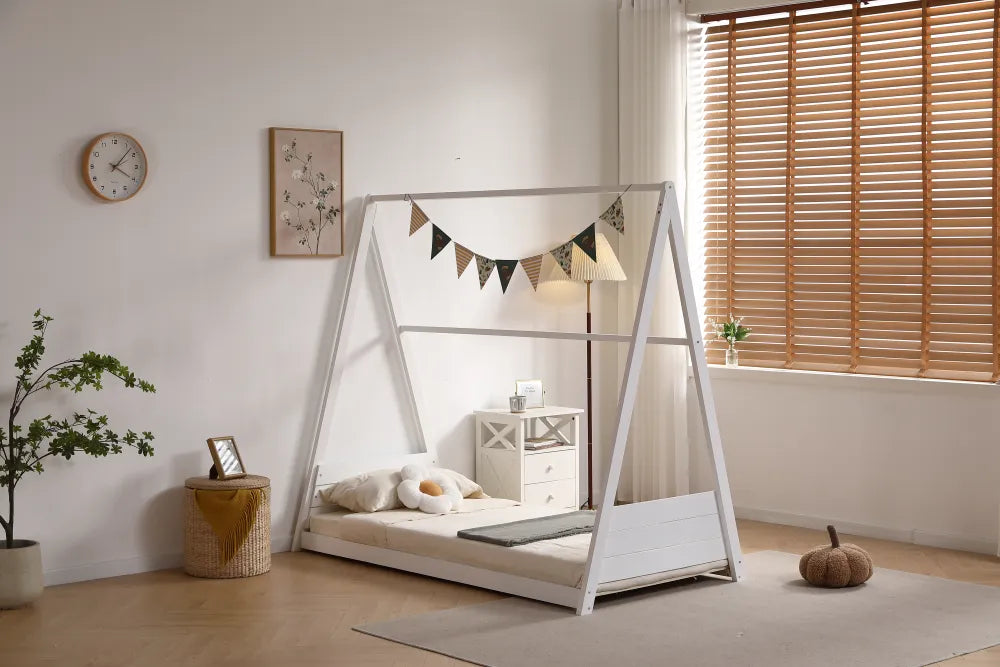 Lit pour enfant TIPI 90x190CM #couleur_blanc