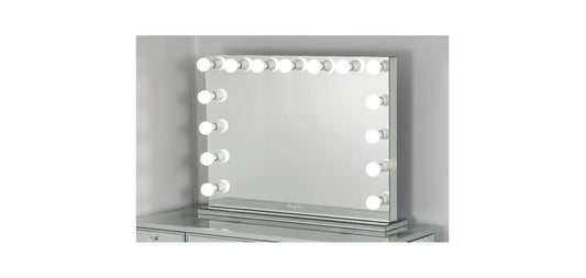 Miroir rectangle BLUETOOTH avec ENCEINTE ET LED 110x20x80cm