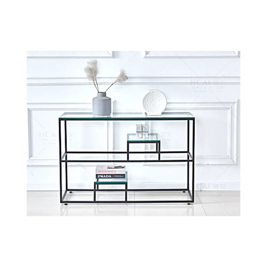 Console ROMY METAL TRANSPARENT 120x40x80cm