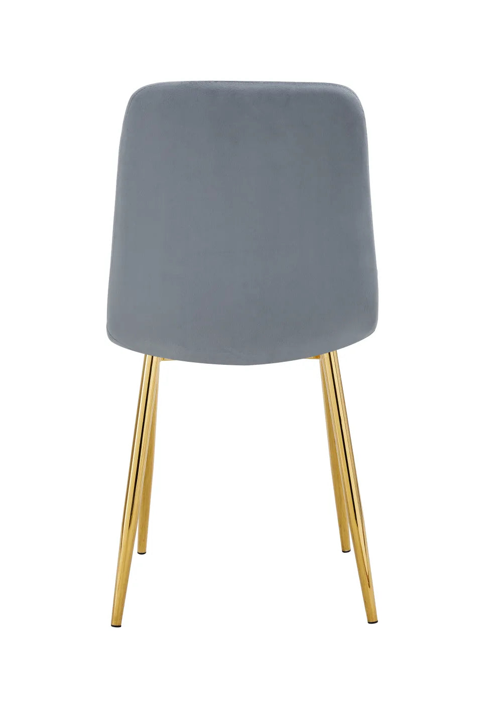 Chaise ELISA pied GOLD velours BEIGE, TAUPE, GRIS, ANTHRACITE et NOIR